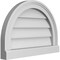 Ekena Millwork Round Top Surface Mount PVC Gable Vent w/ 2"W x 2"P Brickmould Sill Frame, 20"W x 14"H GVPRT20X1403SN - alternate 3